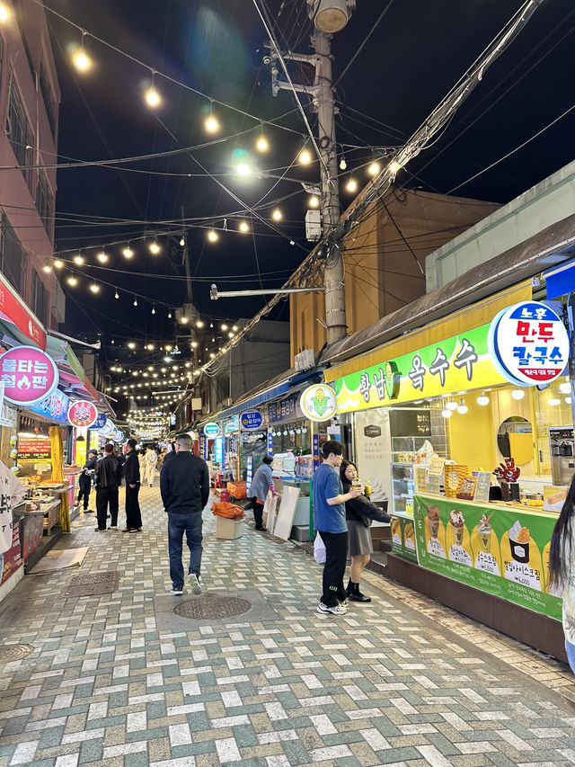 釜山海雲臺傳統市場🐚 吃到飽又買到翻的超在地美食天堂！