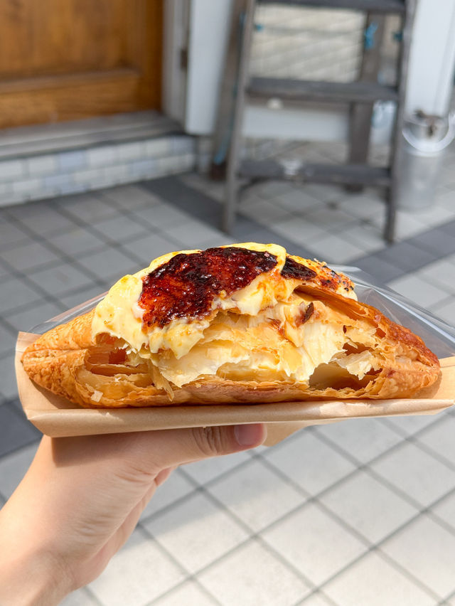 오사카 디저트 추천! 크림브륄레 밀푀유 “그르니에 우메다”✨