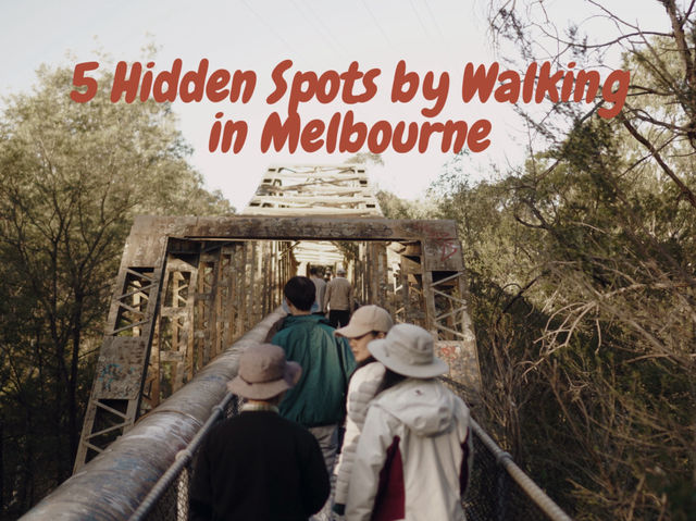 Walking to 5 Secret Hidden Spots in Melbourne
