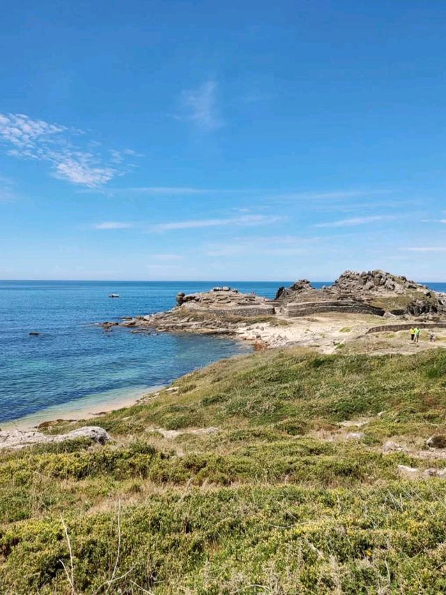 Ancient Ruins with a Sea Breeze at Castro de Baroña