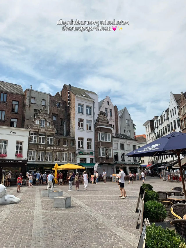 1 Day in Antwerp เดินเล่น ชิม Belgium Waffle 🧇🌷