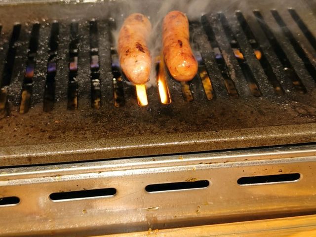 石垣牛跟阿古豬的烤肉