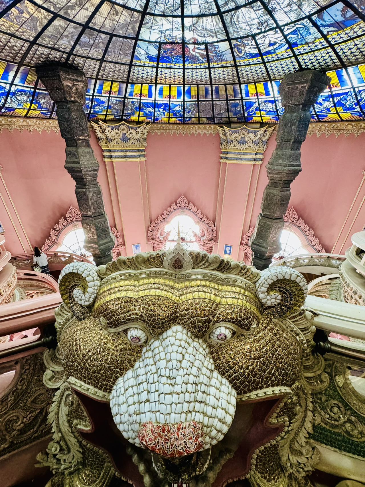 A day trip to the Three-Headed Elephant Museum, featuring butterflies, Michelin-starred cuisine, shopping, and a spa.