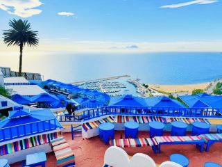 💙🤍 Sidi Bou Said – Tunisia’s Blue-and-White Mediterranean Dream 🤍💙