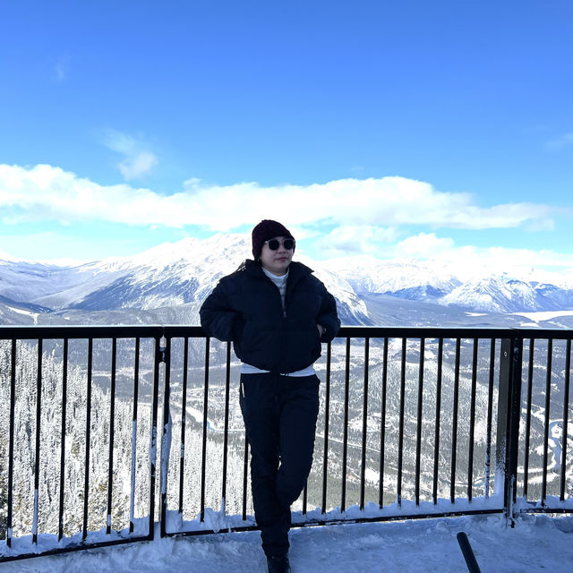Banff Gondola on winter looks like