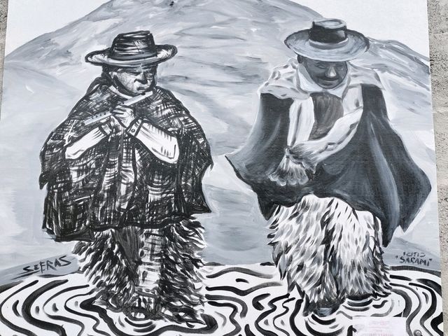 Walking around Otavalo town 