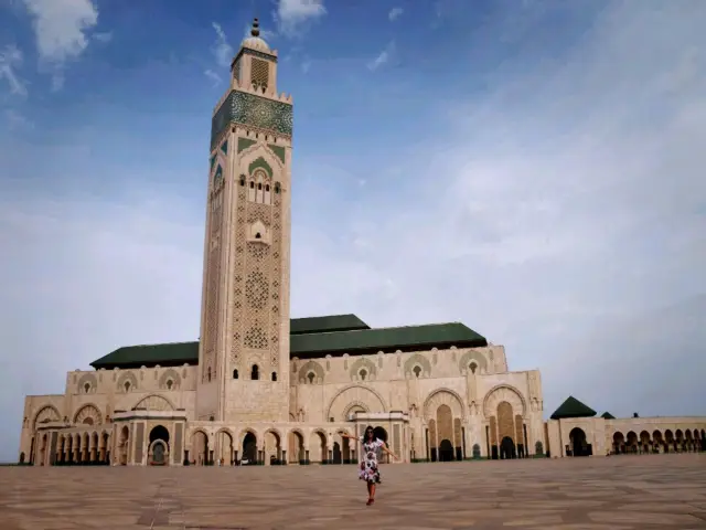 The Grand Mosque of Casablanca 🇲🇦