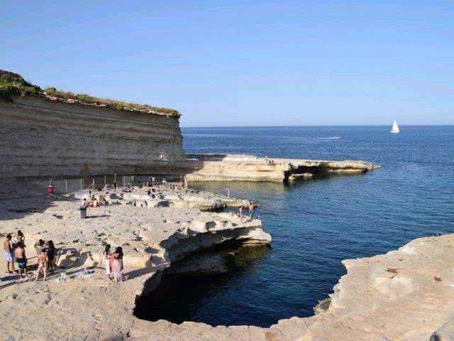 The natural pool of St. Peter's Pool
