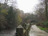 Dean Village. A quaint old mill town within walking distance of Edinburgh