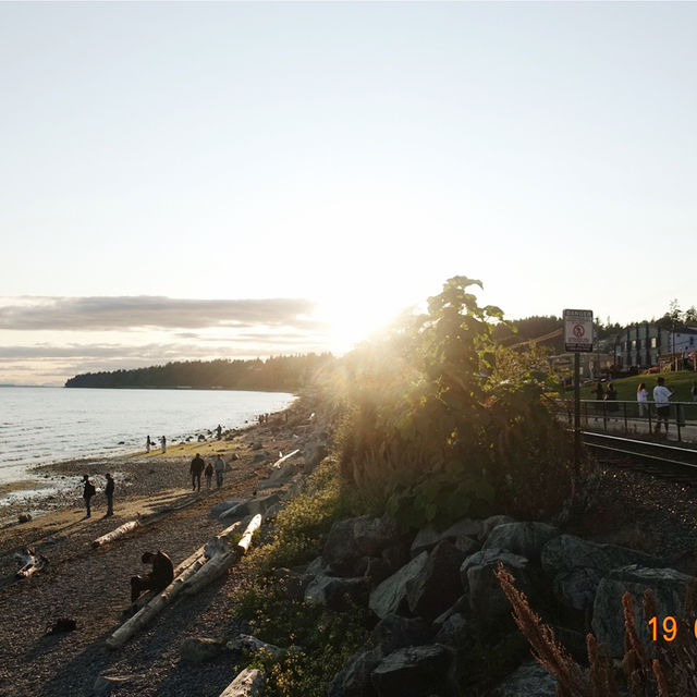 밴쿠버 근교 여행지 추천 화이트 록에서 선셋과 산책을🌅