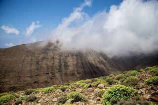 在富埃特文圖拉島的最高峰上