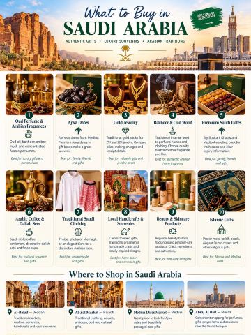 🔝10 Best Things You MUST Buy in Saudi Arabia 🇸🇦