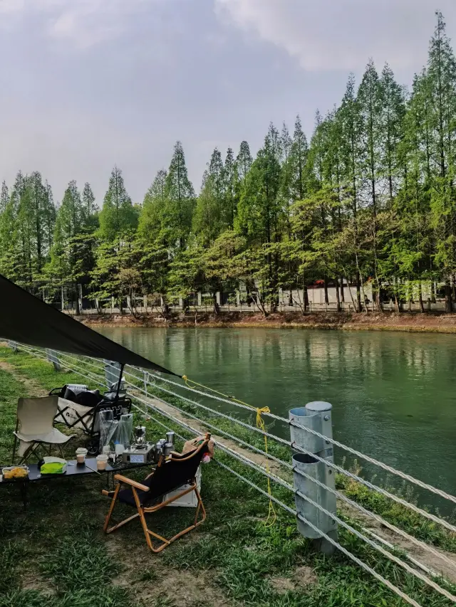 Camping around Chengdu, Anjing Shu Embroidery Park