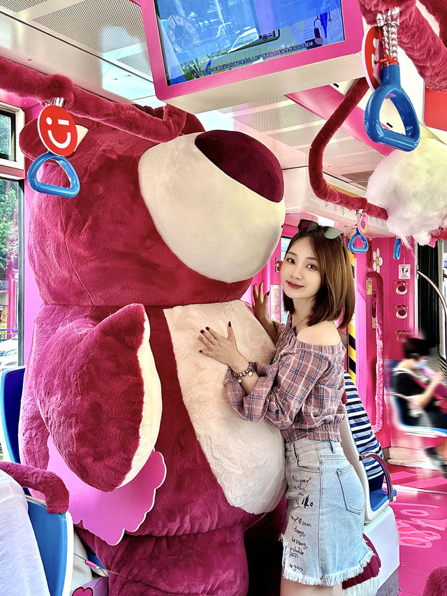 “草莓熊歡迎您~”廣州這趟列車真的驚呆我！