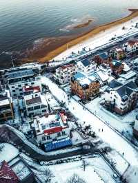 奔赴雪與海的浪漫，看一看暴雪過後的威海！