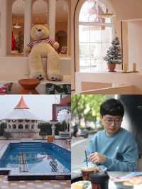 男友的愛，選了一家超有氛圍的城堡民宿
