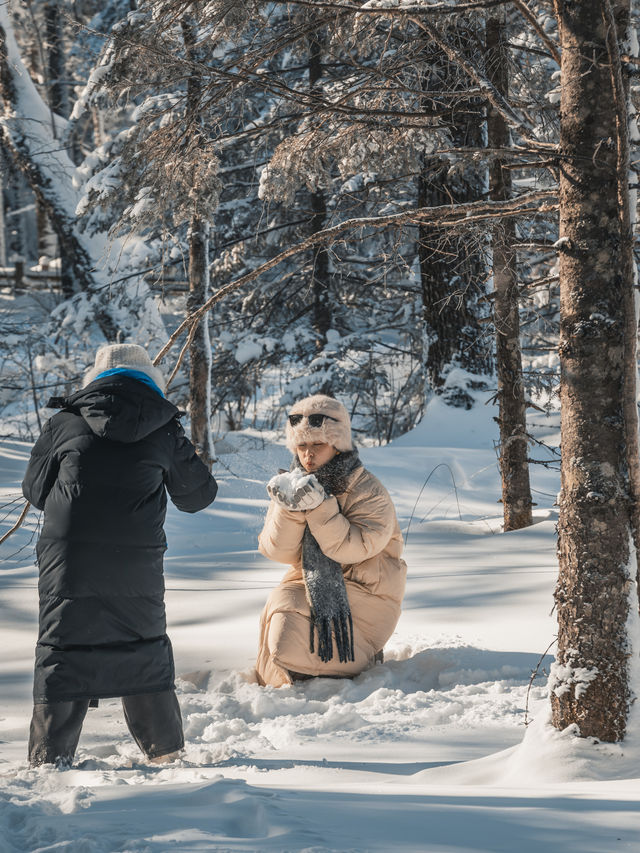 雪地徒步｜老里克湖滿足了我對冰雪童話幻想