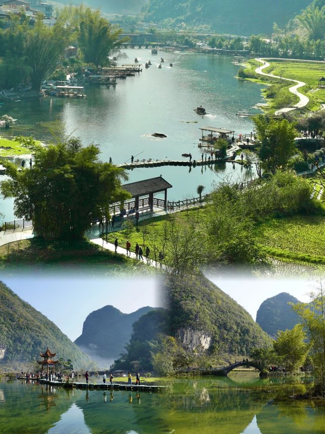 靖西鹅泉，一個小巧而美麗的景區呀！