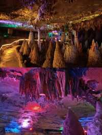 這裡是聖靈山：大溶洞+光影藝術||夢幻多姿，