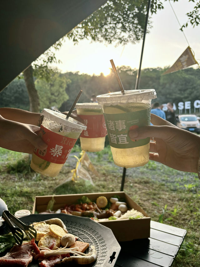 在南京這個夏天記得約上好朋友一起露營！