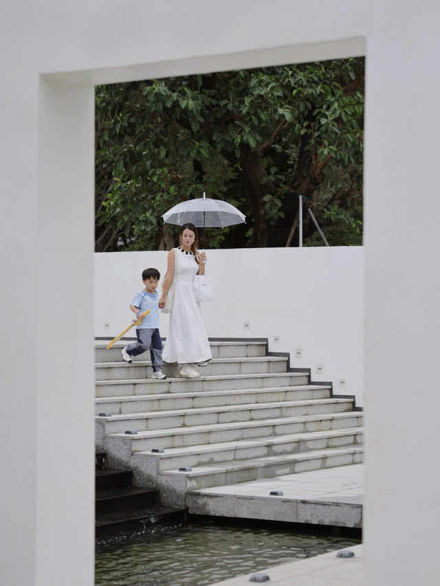中山這座“盤活”後的白房子公園好chill啊