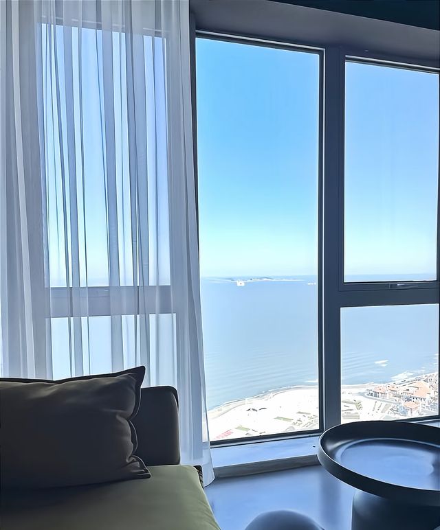 煙台！濱海廣場！連住都捨不得退房！