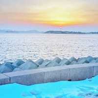 24年不遇嘅大雪，青島嘅海變成咗點樣？