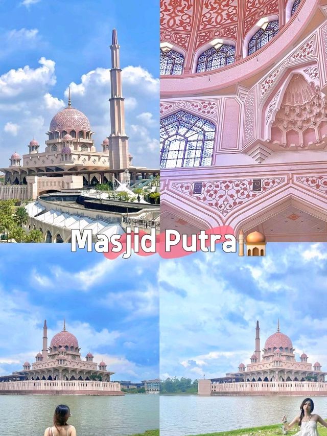 Putrajaya Pink Mosque, a must-visit spot en route to KLIA 💓
