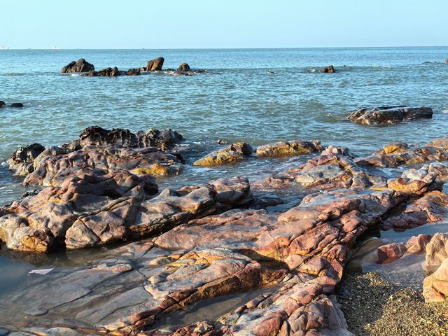 海南環島遊，打卡東方魚鱗洲