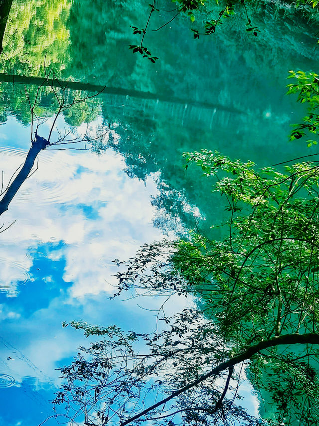 湘西人的私藏秘境這個「小九寨溝」也太絕了吧! 湘西人的私藏秘境這個「小九寨溝」也太絕了吧!