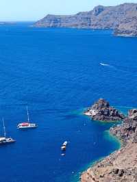 浪漫希臘，在聖托里尼的休閒一天。