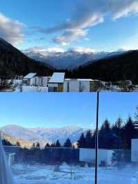 九寨這波真的絕絕子躺進森林雪景小屋