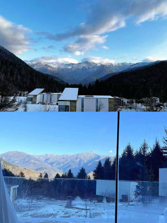 九寨這波真的絕絕子躺進森林雪景小屋