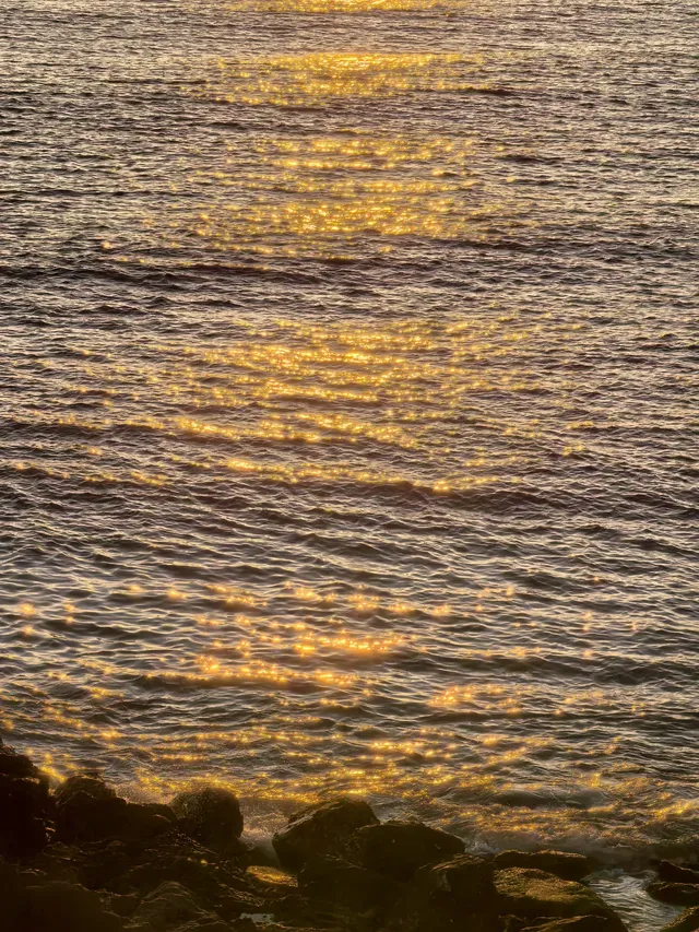 大連傅家莊的落日熔金 大連傅家莊的落日熔金