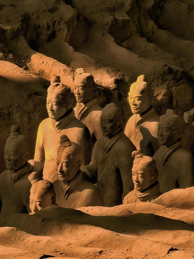 冬天一大早來西安,會看見復活的兵馬俑 冬天一大早來西安,會看見復活的兵馬俑