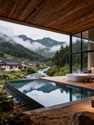 延吉で山景の民宿に泊まって、涼しさを満喫しました