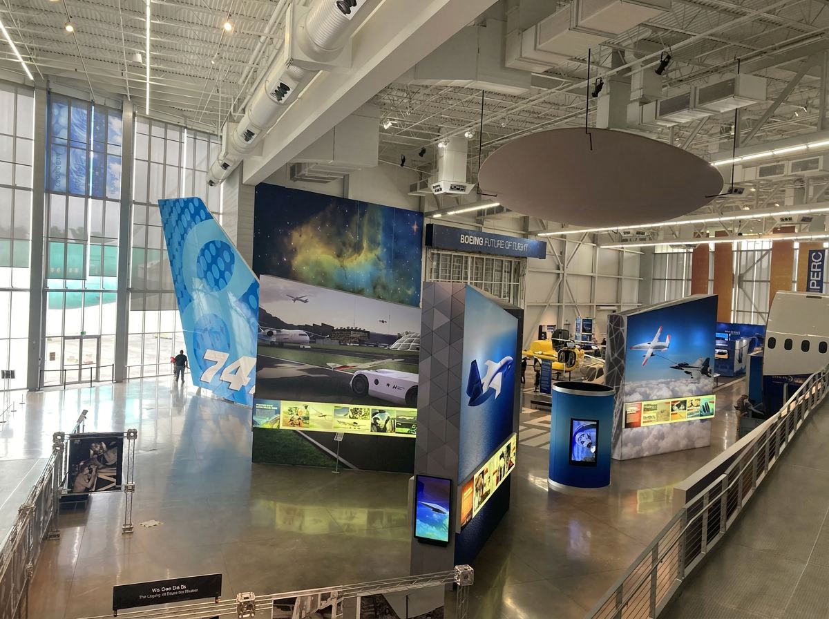 Boeing factory tour