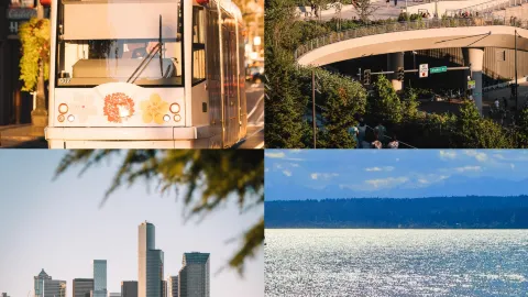 Seattle's dual twilight | City melancholy on one side, healing mountains and sea on the other — traveler post in Edmonds