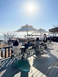 韓国/江華島　これからのシーズンにオススメ‼︎目の前に海が広がるおしゃれカフェ🐋♡