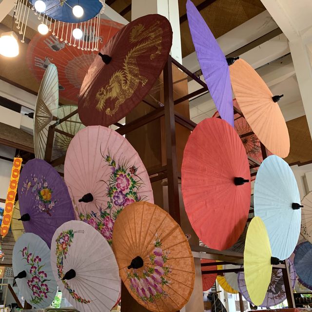 Visit the beautiful Umbrella Making Center - Chiang Mai