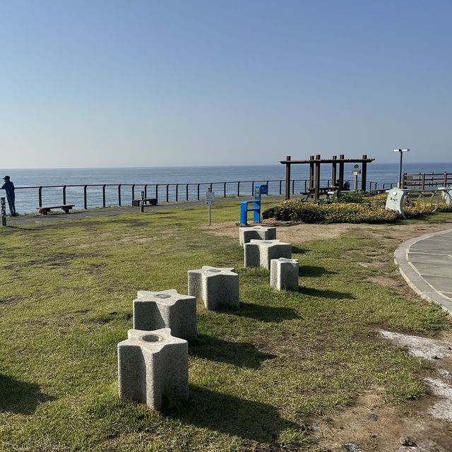 동해의 수평선을  맘껏 구경할 수 있는 🌊 제주 어영공원