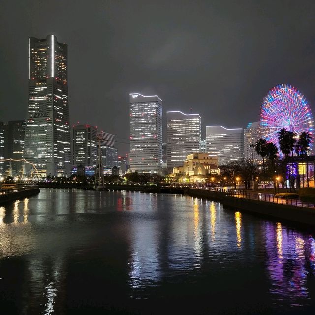 「中華街」横浜とイルミネーションと夜景