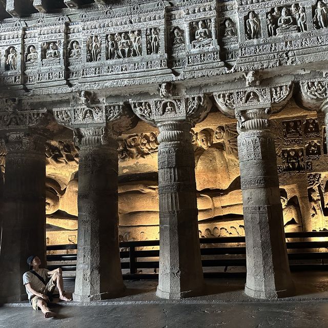 世界文化遺產！印度阿姜塔石窟 Ajanta cave 驚艷的佛教藝術