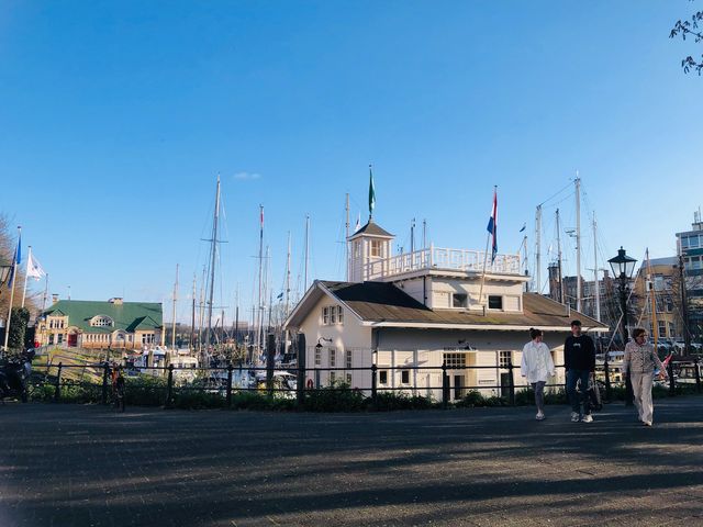 荷蘭🇳🇱鹿特丹 Rotterdam⛵️☀️Veerhaven美麗的港口景色