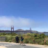 Spanning the majestic Golden Gate Strait