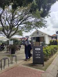 Open air cafe at Equestrian Park 