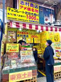 東京　東京観光　絶対に外せない観光スポット　アメヤ横丁に行ってきた！