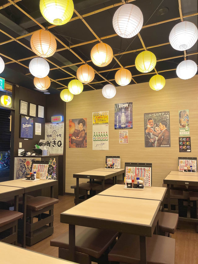 Kaki-Q ร้านอิซากายะย่านโดทงโบริ