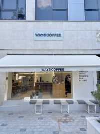 首爾純白色ins風咖啡店-Ways Coffee Roasters