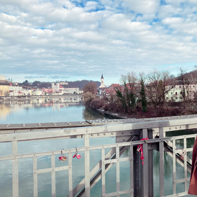 독일과 오스트리아 국경지역 도시 Passau 